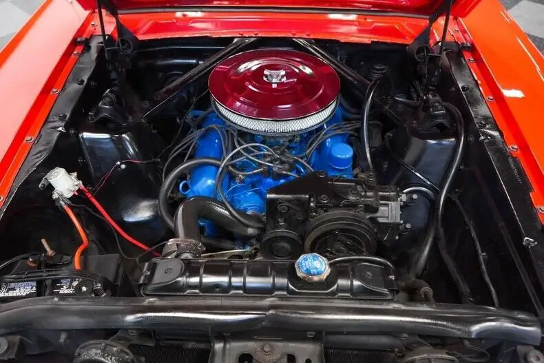 v8 pony a-code auto classic vintage collector red black c4 a/c