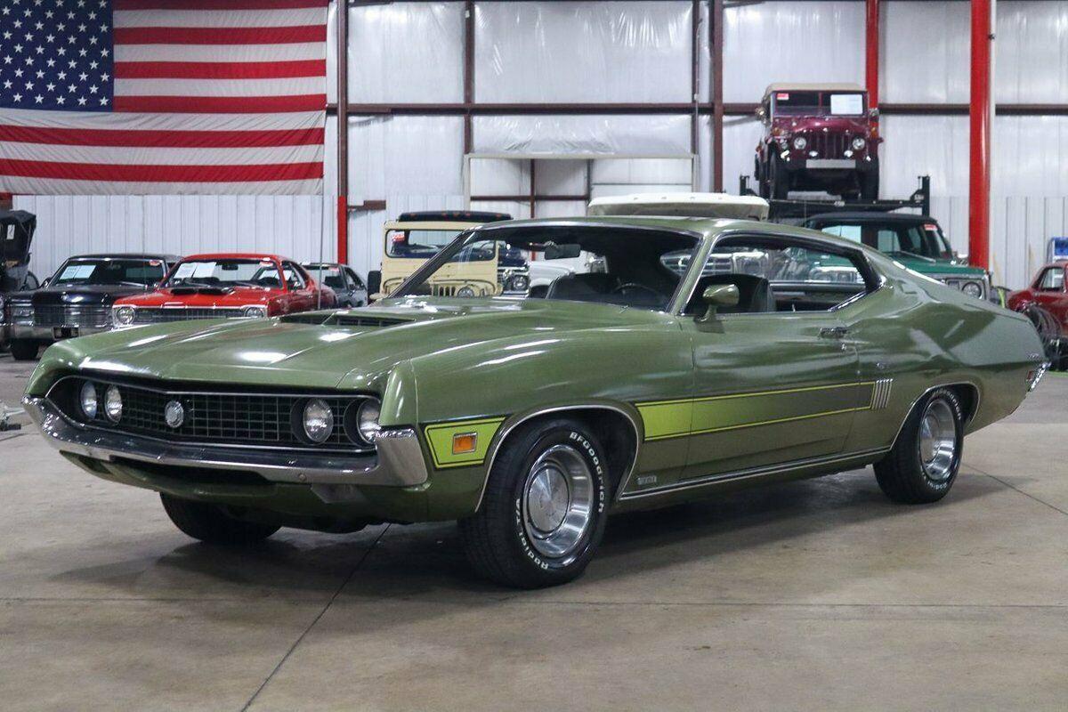 1970 ford torino gt 5914 miles medium ivy green metallic coupe