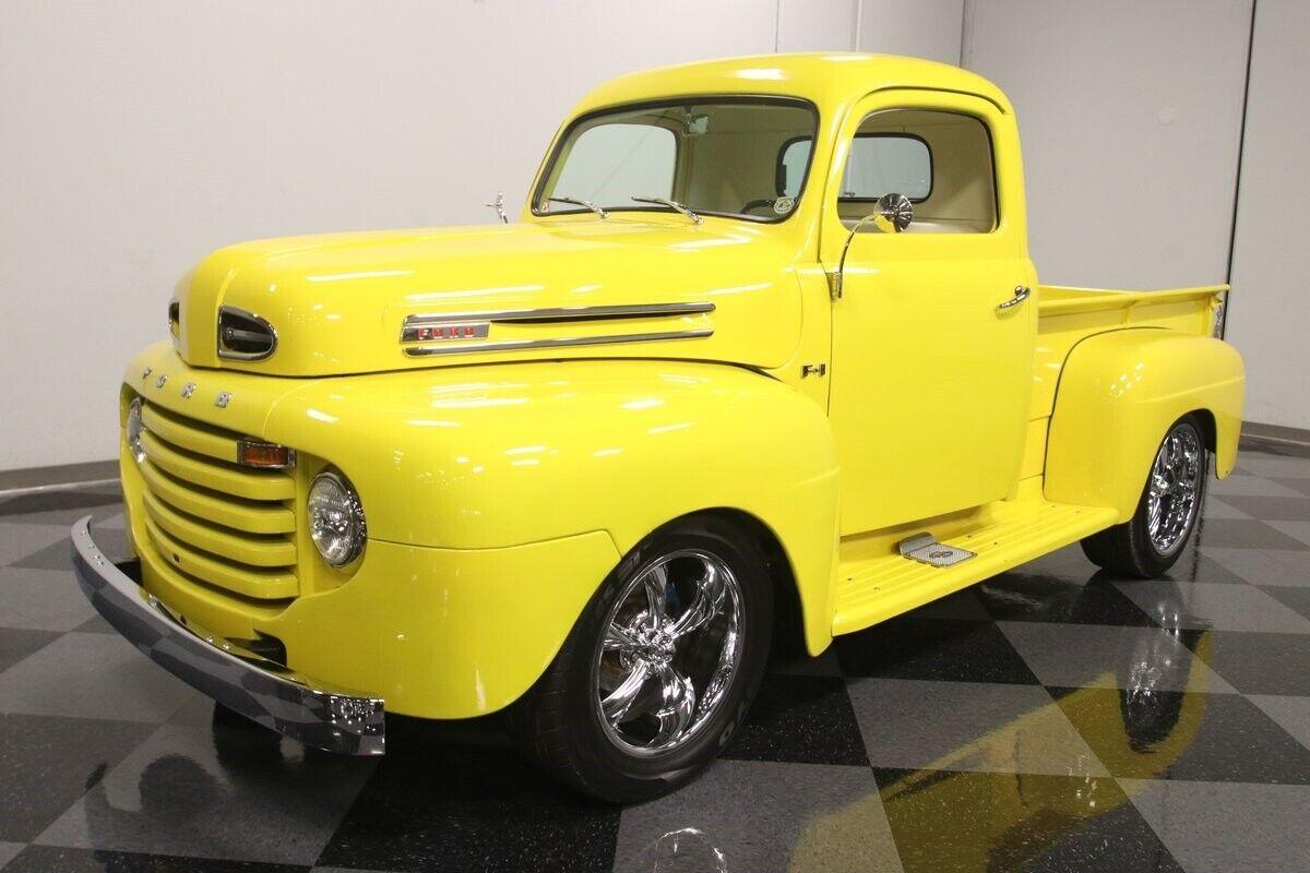 1949 ford f1 unique build vivid paint 8949 miles