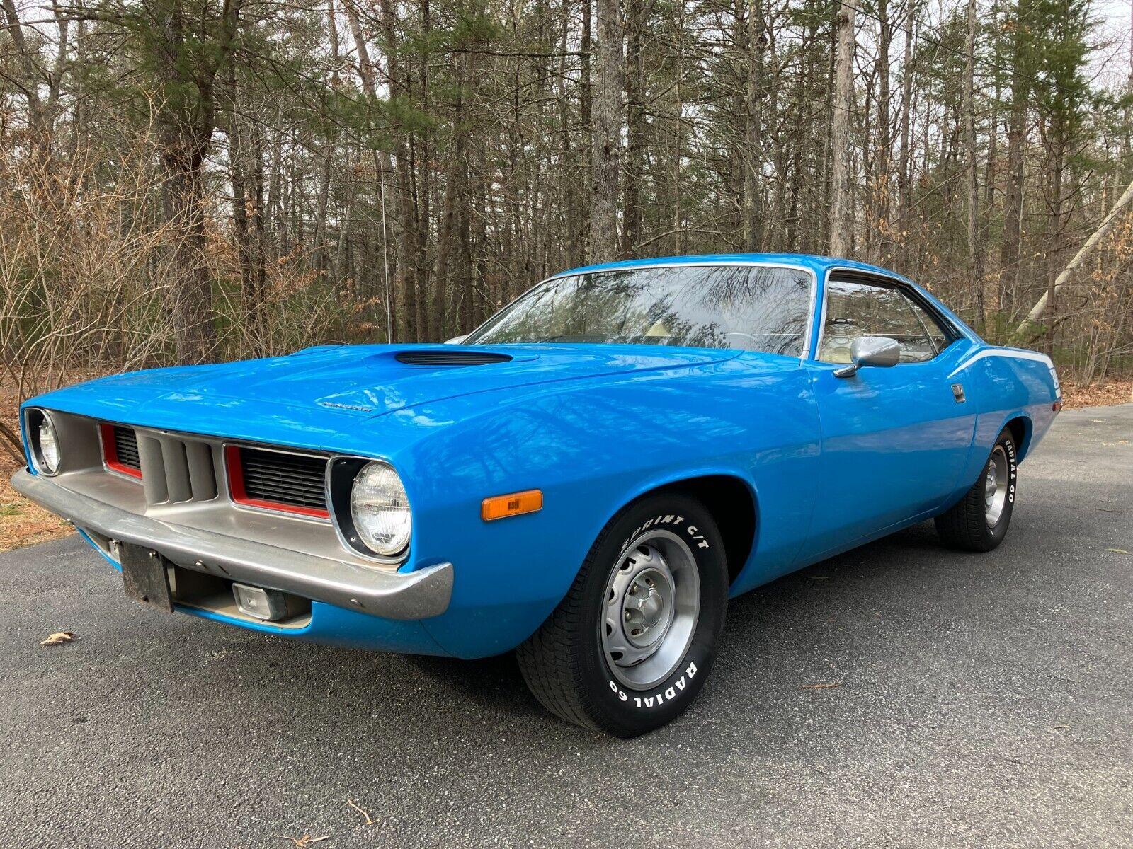 1972 plymouth barracuda basin street blue exterior 115000 miles