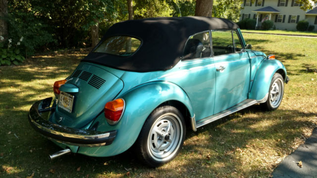 1979 vw beetle convertible - restored and beautiful! garaged and clean! 61k mile