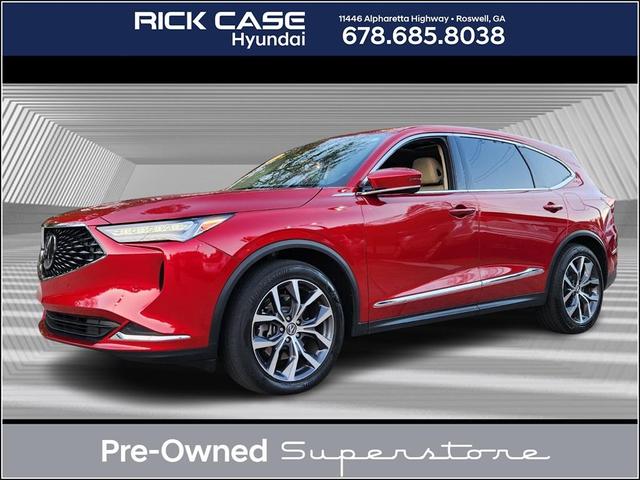2022 acura mdx technology