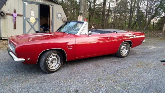 1968 plymouth barracuda convertible