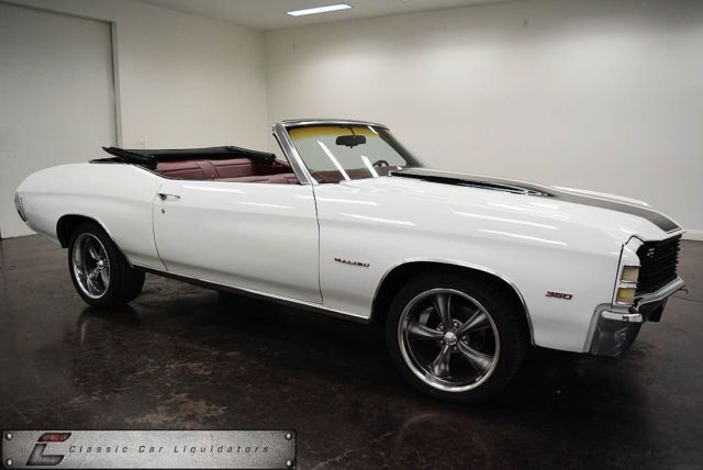 1971 chevrolet chevelle convertible