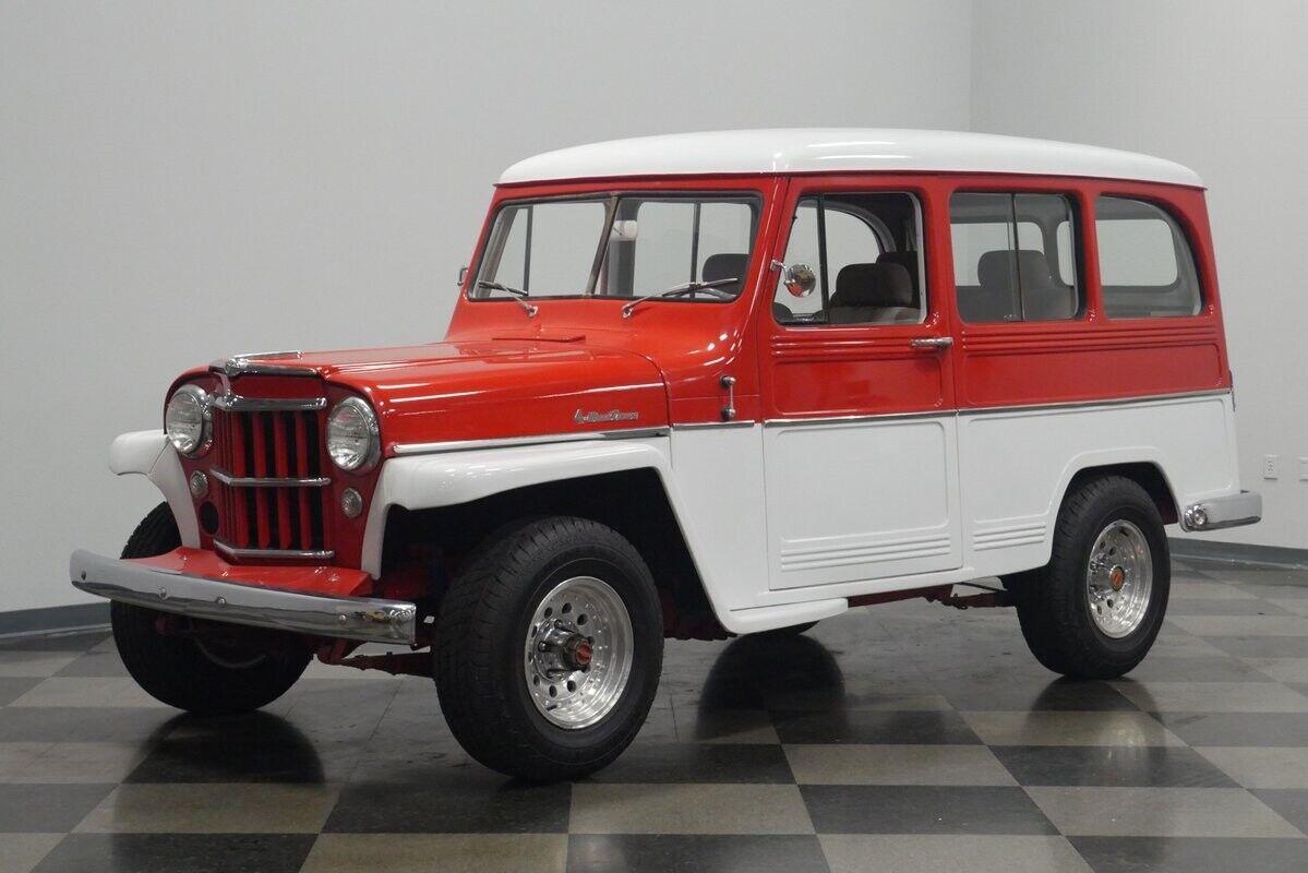 1957 willys jeep utility wagon 4x4 350 v8 crate 63 miles