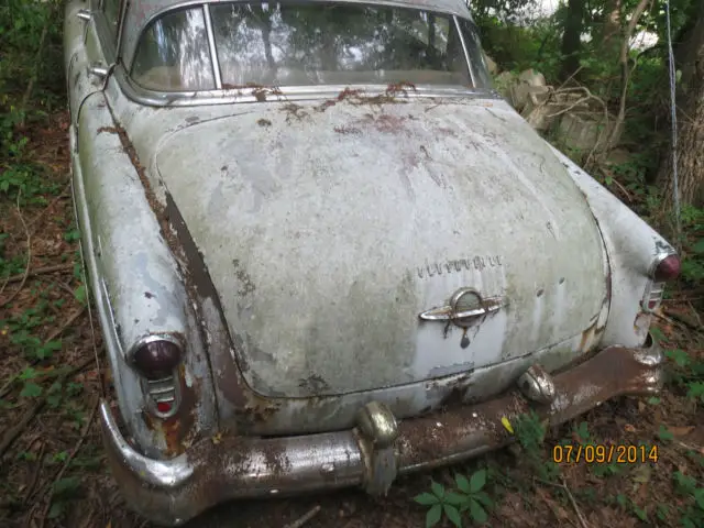 antique 1950 oldsmobile 4 door v8 automatic transmission rocket engine