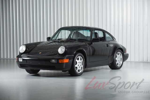 1990 porsche 964 carrera 4 coupe black/black 5-speed serviced, 80,000 miles rare