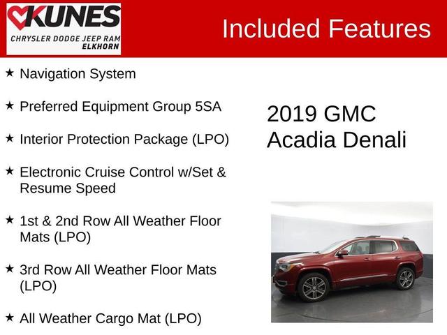 2019 gmc acadia denali