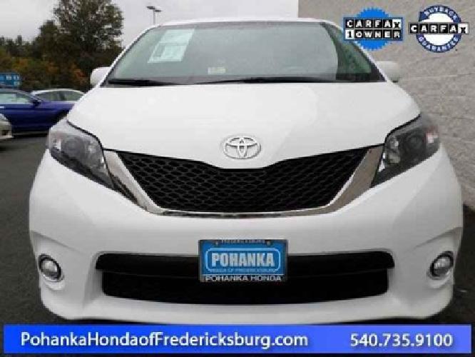 2013 toyota sienna se in fredericksburg, va