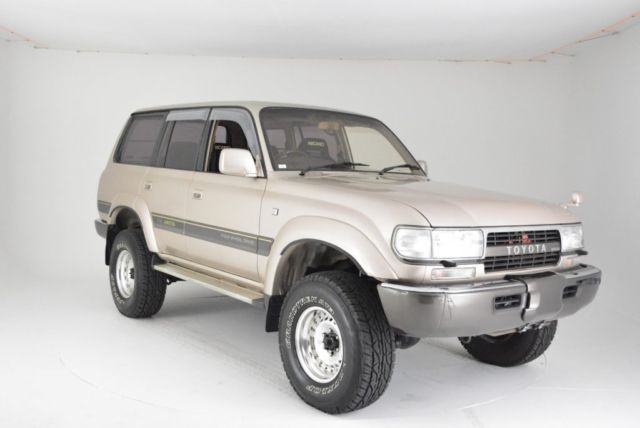 1991 toyota land cruiser vx ltd turbo diesel 4wd old man emu winch, recaro seats