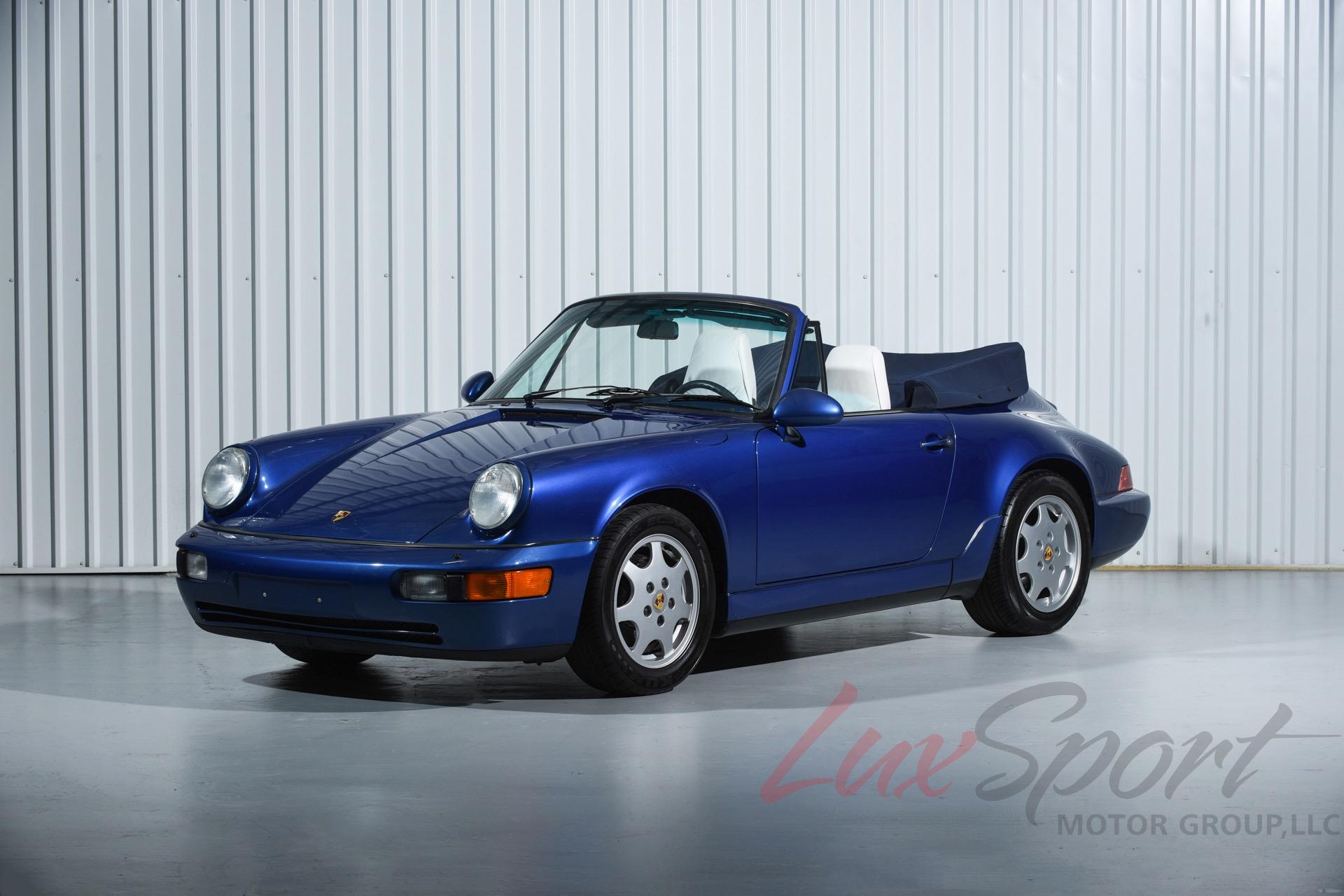 1991 porsche 964 carrera 2 cabriolet rare cobalt blue/grey 38,000 miles pristine
