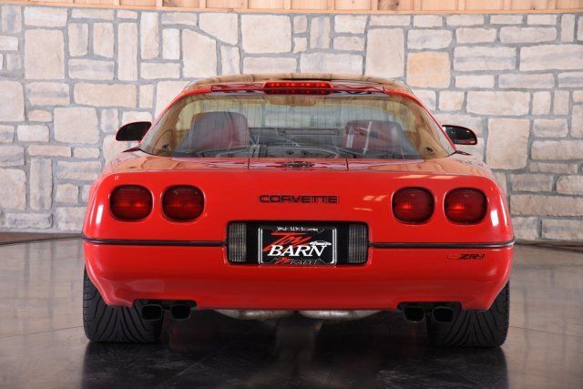 1990 chevrolet corvette zr1 bright red 2dr coupe hatchback 5.7l lt5 v8 manual