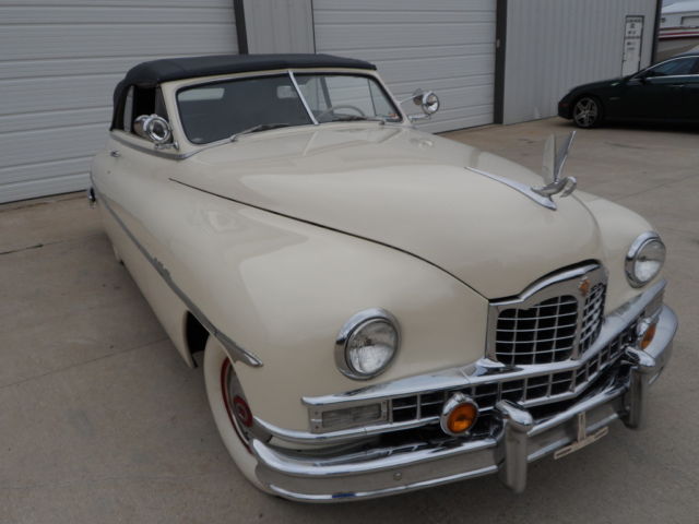 1949 packard custom eight series 2233 convertible power windows, fender skirts