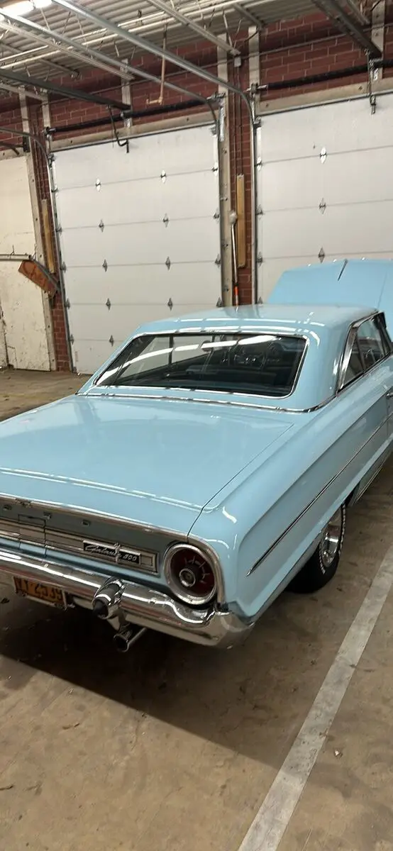 1964 ford galaxie 500 coupe blue rwd automatic custom