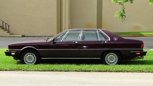 1984 maserati quattroporte classic luxury car going up in value every year