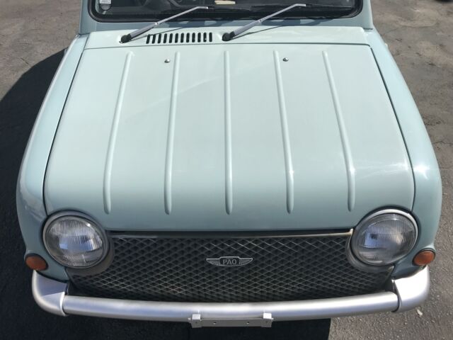 1989 nissan pao, olive “pike car†fwd 1l 51h/p at 73,000 mi