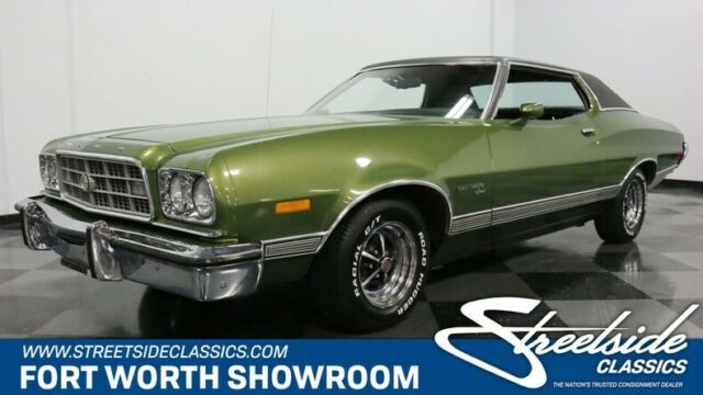classic ford muscle car 351 v8 c6 auto green