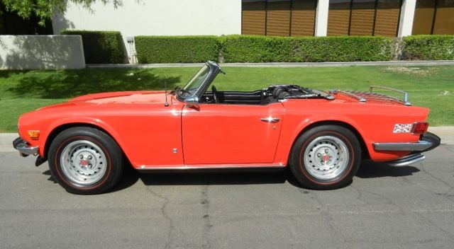 1976 triumph tr-6. one previous owner arizona car. low miles