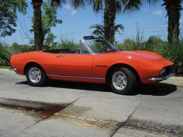 1967 fiat dino 2000 spider # 0076 w/factory soft top delete w/hardtop only !