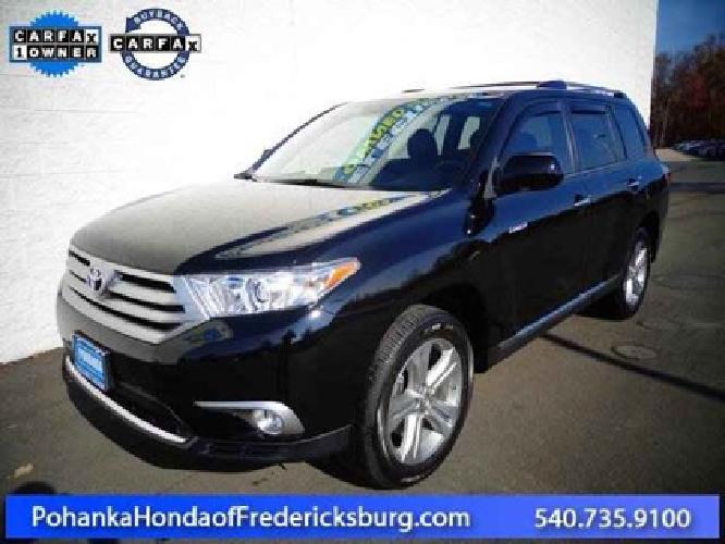 2012 toyota highlander limited in fredericksburg, va
