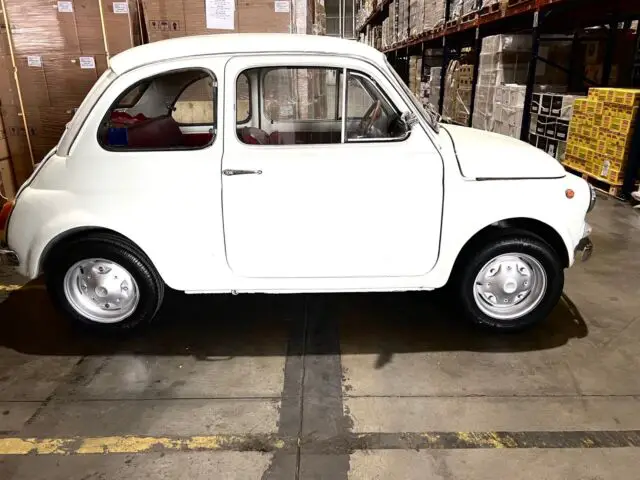 1972 fiat 500l coupe white rwd manual