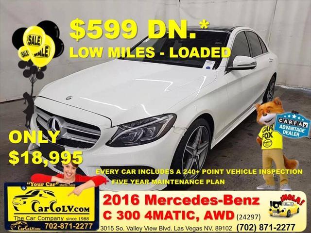 2016 mercedes-benz c-class c 300 4matic sport