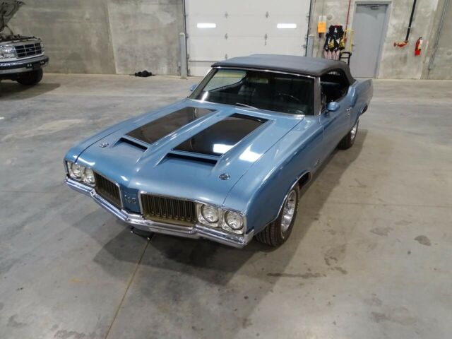 blue 1970 oldsmobile 442 455 rocket turbo hydro w/ hurst dual gate available no