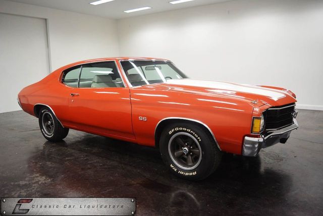 1972 chevrolet chevelle ss 4 speed