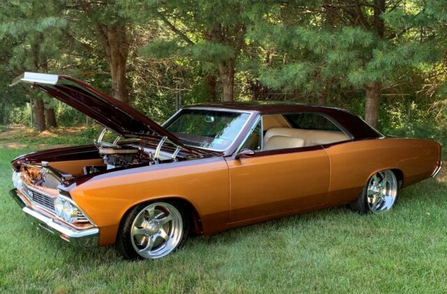 1966 chevelle ss resto mod chevy vette fest gold spinner award "trades" !!!