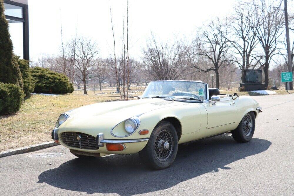 1973 jaguar xk series iii v12 roadster primrose yellow automatic