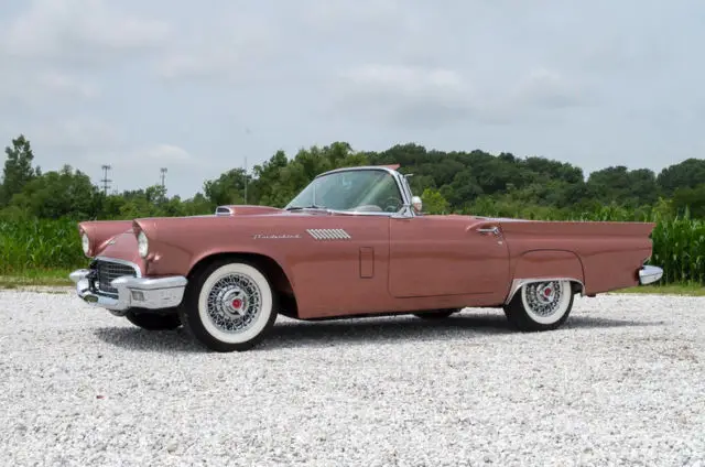 1957 ford thunderbird e bird dual carb correct colors highly optioned