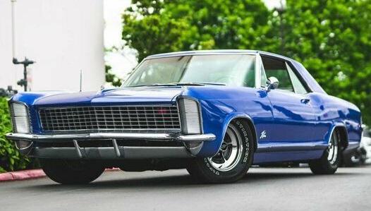 1965 buick riviera blue coupe automatic