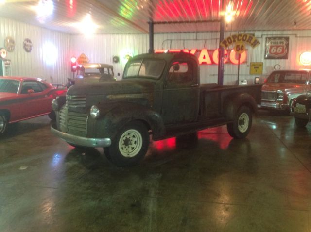 1947 gmc 3/4 ton shortbox pick up truck survivor, video! no reserve!!