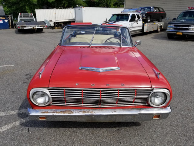 1963 ford falcon futura convertible, power top, automatic trans, buckets/console