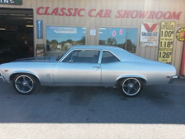 recent repaint in silver with gray nova ss stripes