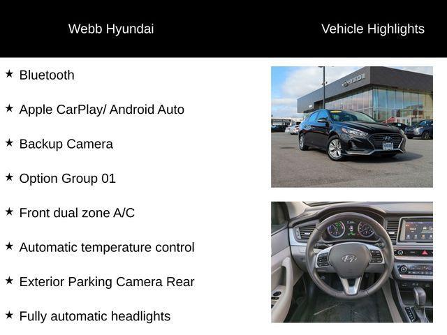 2019 hyundai sonata hybrid se