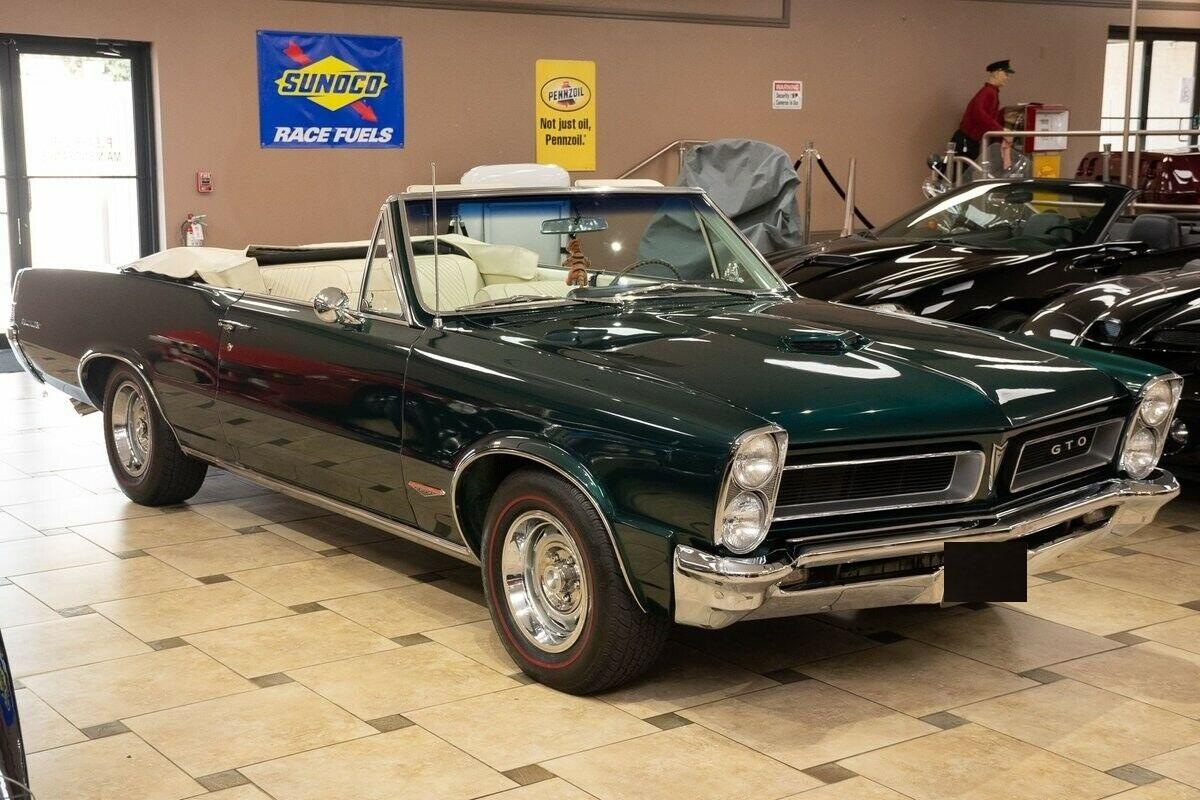 1965 pontiac le mans gto teal turquoise highly optioned car