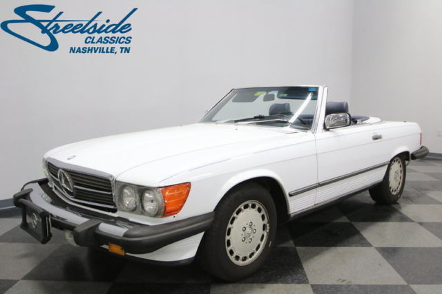 very clean 560sl, gr8 color combo, hardtop, updated a/c, true mb quality, nice!