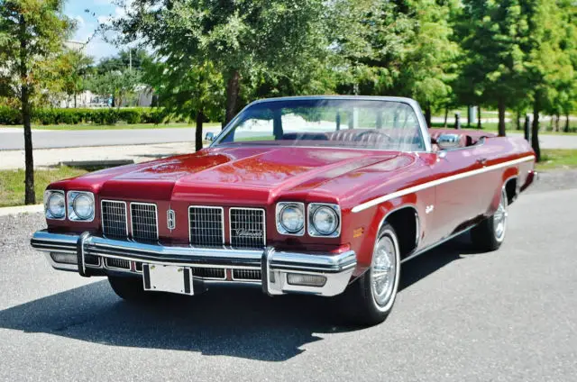 just 40,840 original miles 1975 oldsmobile delta 88 convertible loaded beautiful