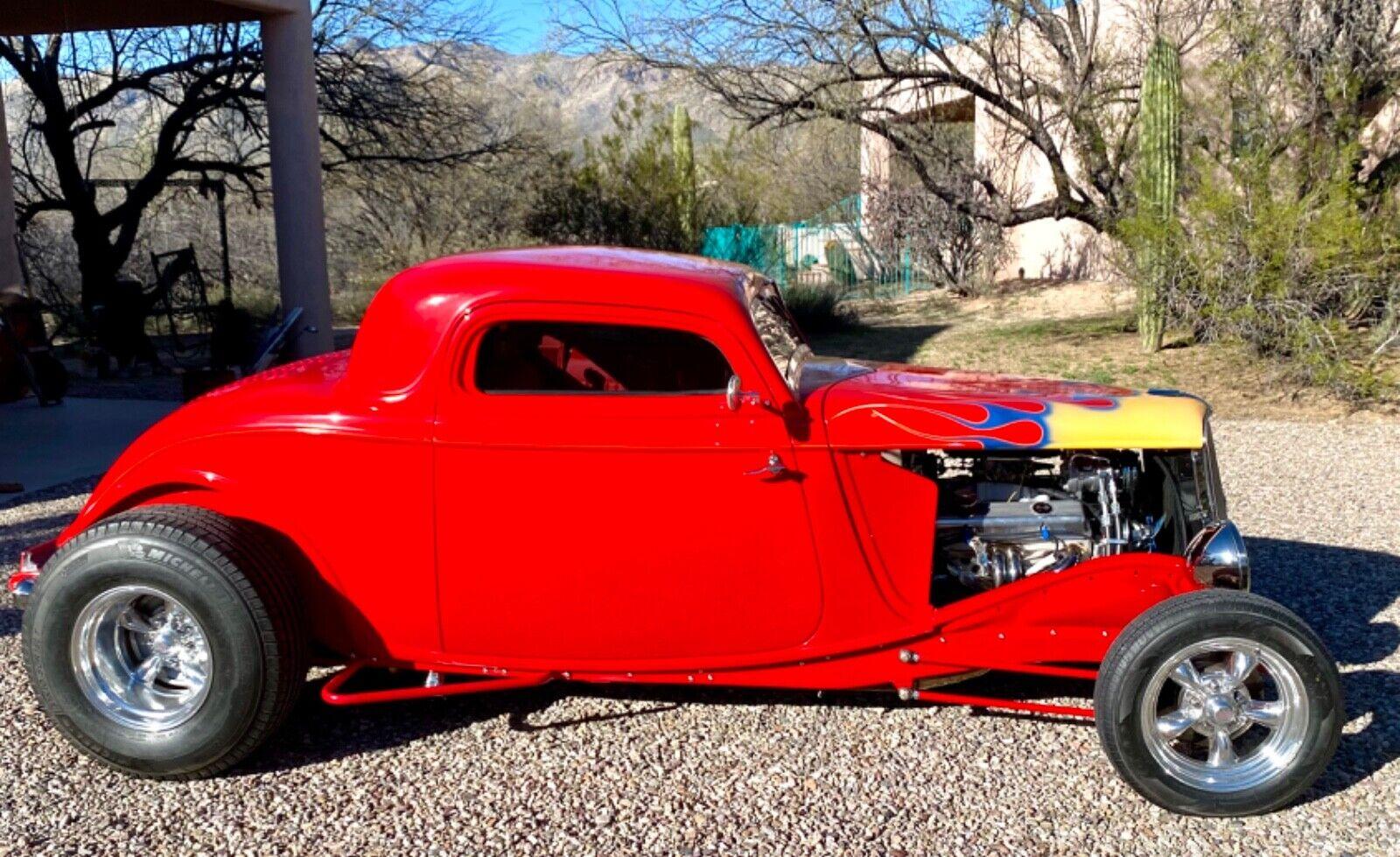 1934 ford coupe 3 window custom built 469 miles