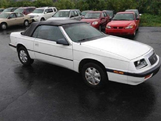 1992 chrysler lebaron 2dr convertible base in irwin, pa