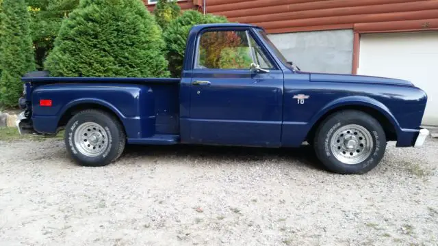 1967 chevy c10 shortbed stepside lowered small window sbc 283 v8 powerglide 2wd