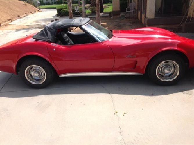 1974 convertible corvette stingray in moreno valley, ca