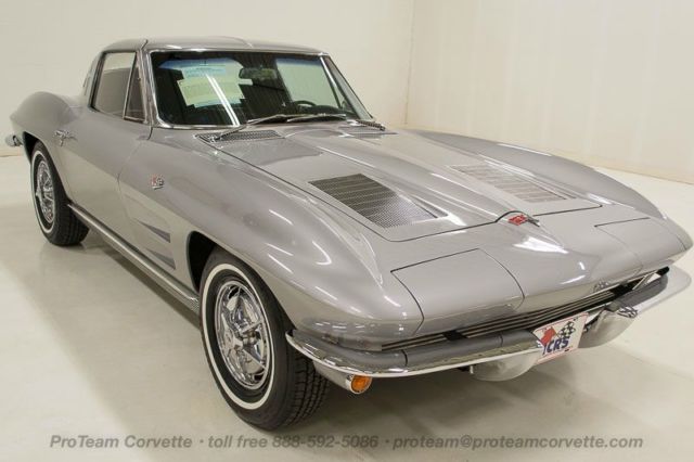 1963 sebring silver corvette split window coupe, 327-340hp