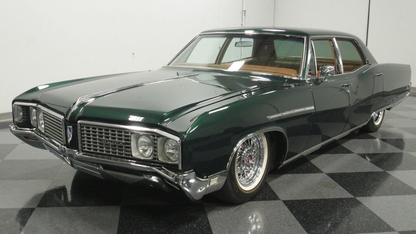 1968 buick electra 225 restomod dark green over tan
