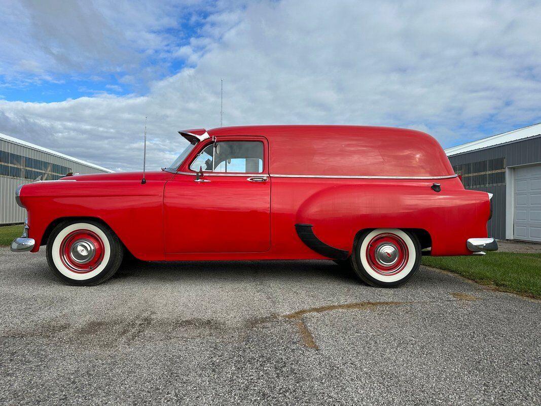 1953 chevrolet sedan delivery powered by a 235 ci inline 6 cylinder engine