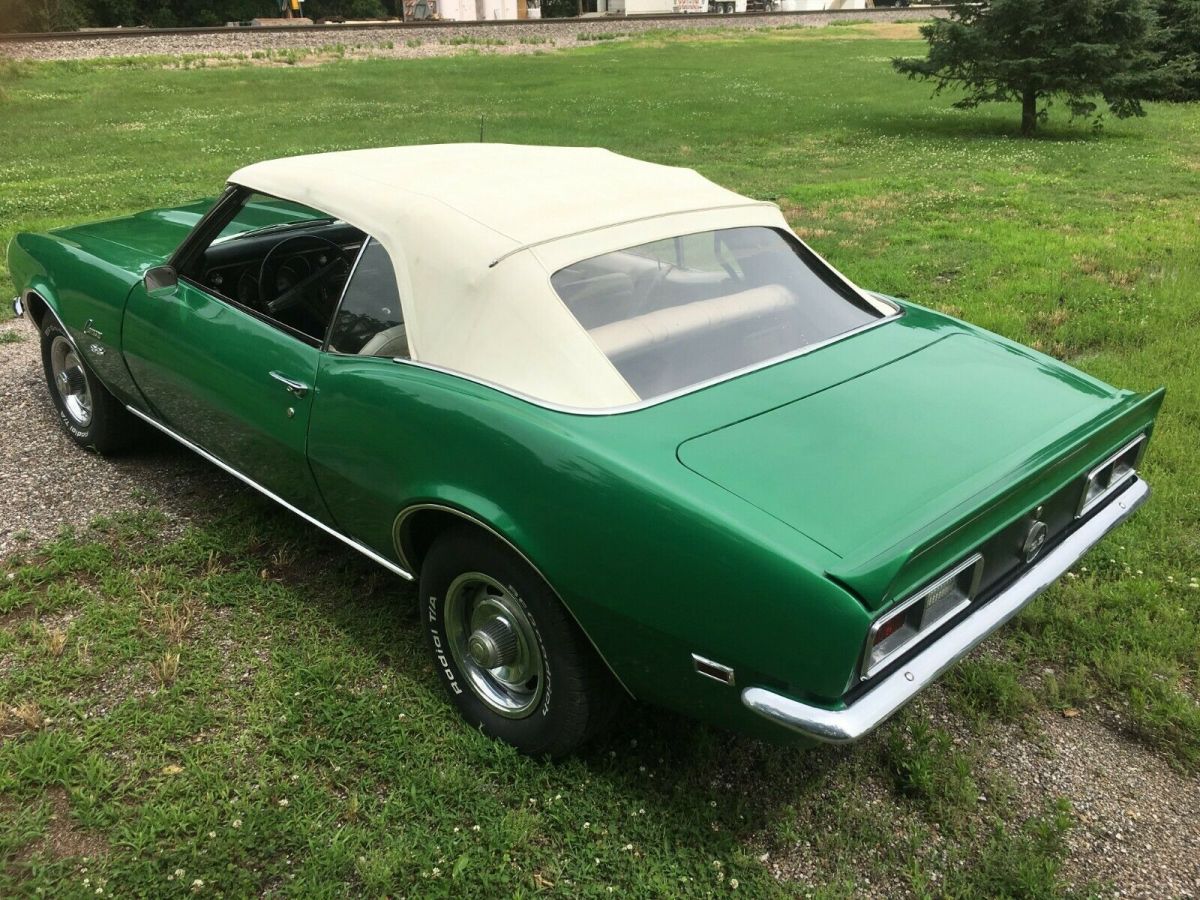 1968 chevrolet camaro convertible, ss tribute, 327/ 300, full gauges, 4 speed