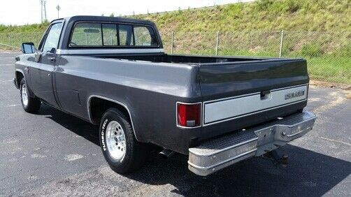 1985 chevrolet c10 100000 miles gun metal grey