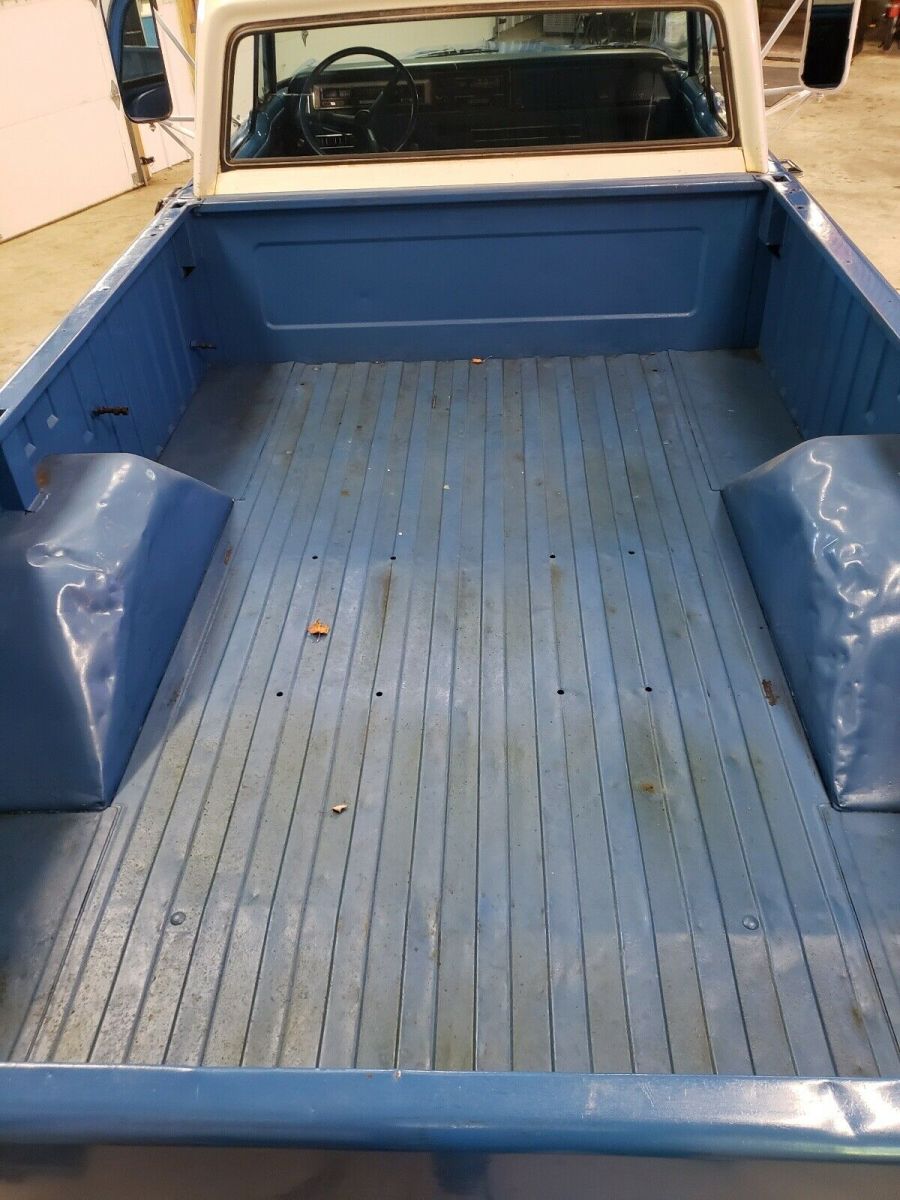 1969 dodge d200 pickup blue rwd manual camper special