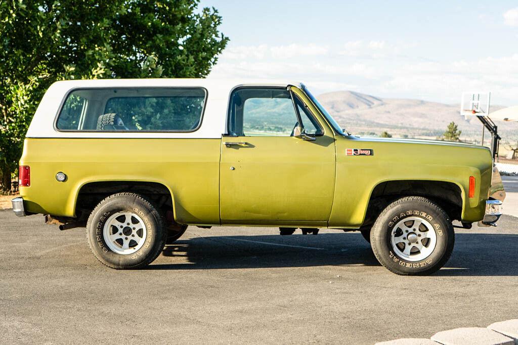 1973 gmc jimmy green original interior 58100 miles